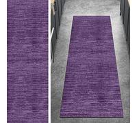 Ymural Runners Carpet Non Slip for Hallway Runner Rugs Modern Washable Purple Anti Skid Long Hall Runner Mat for Hallway Bedroom Doorway Stair Steps, Customizable
