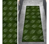 Ymural Runners Rug for Kitchen Hallway Non Slip Carpet Runner Washable Vintage Dark Green Anti Skid Long Hall Runner Mat for Hallway Bedroom Doorway Stair Steps, Customizable