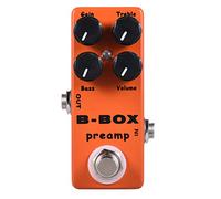 YMUZE Moskyaudio Mini B-Box Preamp Pedal Electric Guitar Effect with Overdrive Function
