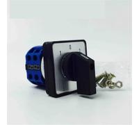 YMW26-20/2M IP65 Changeover Rotary Cam Main Switch 20A 2 Poles 3 Position With Enclosure 1Pcs(102)