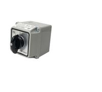 YMW26-20/2M IP65 Changeover rotary cam main switch 20A 2 Poles 3 position with waterproof enclosure(01 With Box)