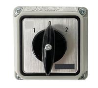 YMW26-20/2M IP65 main switch 20A 2 Poles 3 position(01 With Box)