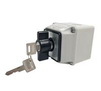 YMW26-20/2MS Cam Switch With Protective Box 3 Positions DIY Rotary Changeover 8 Terminals Screws Silver Contact LW26 1Pcs