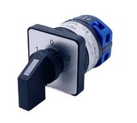 YMW26 LW26-10/1 Universal Transfer Rotary Cam Switch 10A One Level Section Double Power Supply Switching Reversing Combination(1-0-2)