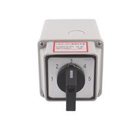 YMW26 LW26-20/5M Two Wire Five Group 5 Position 20A Power Switching Signal Box Universal Transfer Rotary Cam Switch 1Pcs