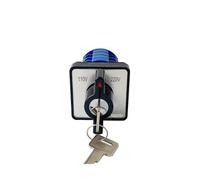 YMW26 LW26-20YS2/4 Electric Dual Power Control 20A 4 Poles 3 Position 110V-OFF-220V with Key Changeover Rotary Knob Cam Switch