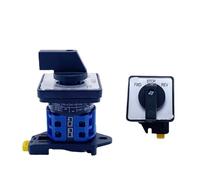 YMW26 LW26-25/2 DIN Rail Mount FWD-STOP-REV Changeover Rotary Cam Switch 25A 690V 1Pcs
