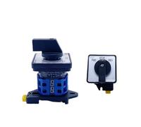 YMW26 LW26-25/2 Rail Mount FWD-Stop-REV Changeover Rotary Cam Switch 25A 690V Selector Silver Contact Control Motor LW28