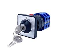 YMW26 LW26-25YS3/2S Lock Key 25A 3 Position Rotary Switch Battery Car Two Groups Of Dual Power Switching Using Motor Reverse 1Pcs