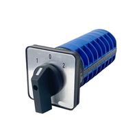 YMW26 LW26-32/8 Universal Cam Switch Three Positions Eight-section Rotating Multi-wire Dual-power 32A 8 Poles Silver Contact 1Pcs(102)