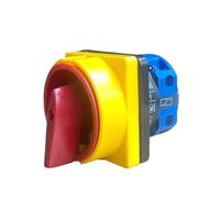 YMW26 LW26GS-20/04-1 On Off Padlock Rotary Cam Switch 2 Position Changeover 20A 1 Pole Main Selector Emergency Stop