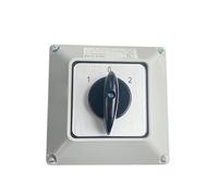 YMW26 LW28 LW26-32/4M Changeover Rotary Cam Switch Knob 32A Four Poles 3 Position With Box IP65 Interruptor 1Pcs(01)