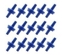 YMWALK 15 PCS Durable Aquarium Air Pump Check Valves for Common Air Pumps,One Way Non-Return Valve for 4mm Inner Diameter Airline Tubing Fish Tank Accessories (Blue)