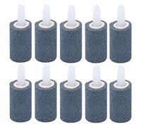 YMWALK Air Stone for Fish Tank, 10 PCS 2.5cm Aquarium Airstone Cylinder Bubble Diffuser Airstones for Aquarium Fish Tank Air Pump and Small Buckets