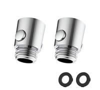 YMWALK New 2-Pack G1/2 Shower Shut Off Valve, Universal Water Flow Control Valve, Durable Shower Valve for Handheld Showerhead, Reduces Water Use, Easy Installation.