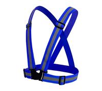 YMWALK Reflective Vest,High Visibility Vest Adjustable Safety Hi Vis Sports Gear Safety Equipment, Suitable for Outdoor Night Running Jogging Hiking Cycling Walking Men Women Kids (Blue)