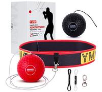 YMX BOXING Reaction Ball on String - Fight Ball with Adjustable Headband, Soft Foam Balls - Improve Hand Eye Coordination, Reaction Speed, Focus, Accuracy - Cardio Sports Exercise Equipment