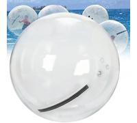 YMXEURSC 2M Inflatable Water Walking Ball PVC Water Ball for Beach,Clear Walk on Water Walking Ball Roll Ball with Electric Air Pump(2m)