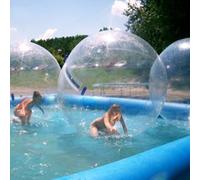 YMXEURSC 2M Walk On Water Walking Ball,Inflatable Pool Floats Toys for Kids,0.18mm Roll Ball Inflatable Zorb Ball Zipper(2m)