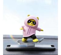 YMXFENBINGFAFAFA Sliding Dashboard Panda for Honda Jazz Crosstar 2020-2026 | Glides on turns, silent steel ball bearings, residue-free sticky pad, odourless, 12x10cm.