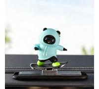 YMXFENBINGFAFAFA Sliding Dashboard Panda for Jeep Avenger MHEV 2023-2026 | Glides on turns, silent steel ball bearings, residue-free sticky pad, odourless, 12x10cm.