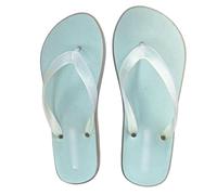 YMXLWHBD Flip flops Men's Flip-flops, Summer Wear, Durable, Stylish, Soft-soled Casual Slippers, Cross-border E-commerce -light Blue-40-41