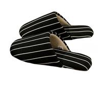 YMXLWHBD Slipper Linen Slippers For Women Indoor Home Breathable Sweat-absorbent Silent Cotton And Slippers-black-40-41