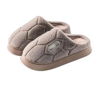 YMXLWHBD Slipper Plus Size Warm Cotton Slippers For Men Winter Outdoor Wear Indoor Home Non-slip Plush Slippers-pi Zi-50-51