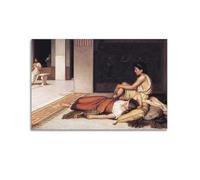 YMXSDIMDS After The Dance by John William Waterhouse Painting Poster Canvas Wall Art Picture Prints Hanging Photo Idea Decor 16x24inch(40x60cm)