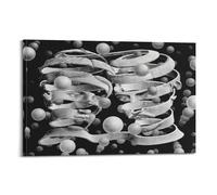 YMXSDIMDS Bond of Union by M.C. Escher Painting Poster Wall Art Bedroom Prints Home Decor Hanging Picture Canvas 20x30inch(50x75cm)