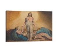 YMXSDIMDS Christ Appearing to His Disciples After The Resurrection by William Blake Painting Poster Print Photo Art Canvas Home Decorative Bedroom Modern Decors 12x18inch(30x45cm)