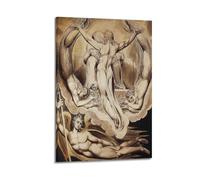YMXSDIMDS Christ As The Redeemer of Man by William Blake Painting Poster Picture Canvas Wall Paint Arts Decor Modern Home Artworks 20x30inch(50x75cm)