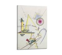 YMXSDIMDS Delicate Soul by Wassily Kandinsky Painting Poster Picture Print Wall Art Canvas Decor Homes Decorative 16x24inch(40x60cm)