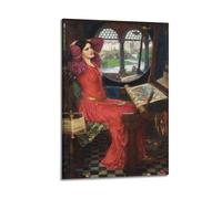 YMXSDIMDS I Am Half-Sick of Shadows, Said The Lady of Shalott by John William Waterhouse Painting Poster Wall Art Prints Photo Picture Paintings Room Decor Home Decorative 24x36inch(60x90cm)