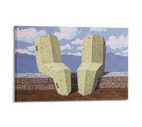 YMXSDIMDS On A Beautiful Late Afternoon by Rene Magritte Painting Poster Room Aesthetic Print Art Wall Canvas Modern Bedroom Decor 08x12inch(20x30cm)