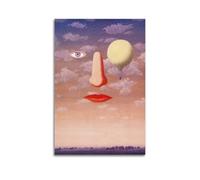 YMXSDIMDS The Beautiful Relations by Rene Magritte Painting Poster Art Canvas Decor Wall Print Photo Home Modern Decoratives 08x12inch(20x30cm)