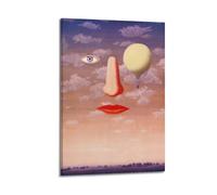 YMXSDIMDS The Beautiful Relations by Rene Magritte Painting Poster Picture Print Wall Art Canvas Decor Homes Decorative 24x36inch(60x90cm)