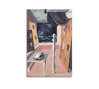 YMXSDIMDS The Difficult Crossing by Rene Magritte Painting Poster Picture Print Wall Art Canvas Decor Homes Decorative 12x18inch(30x45cm)