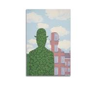 YMXSDIMDS The Drums of Death by Rene Magritte Painting Poster Wall Art Scroll Canvas Picture Living Room Decor Home 24x36inch(60x90cm)