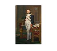 YMXSDIMDS The Emperor Napoleon in His Study at The Tuileries by Jacques Louis David Poster Wall Art Scroll Canvas Picture Living Room Decor Home 08x12inch(20x30cm)