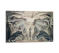 YMXSDIMDS The Grave by William Blake Painting Poster Print Photo Art Canvas Home Decorative Bedroom Modern Decors 12x18inch(30x45cm)