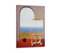YMXSDIMDS The Human Condition - 2 by Rene Magritte Painting Poster Picture Canvas Wall Paint Arts Decor Modern Home Artworks 08x12inch(20x30cm)