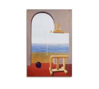 YMXSDIMDS The Human Condition - 2 by Rene Magritte Painting Poster Picture Canvas Wall Paint Arts Decor Modern Home Artworks 20x30inch(50x75cm)