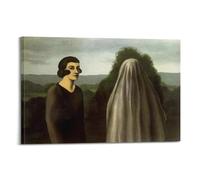 YMXSDIMDS The Invention of Life by Rene Magritte Painting Poster Room Aesthetic Print Art Wall Canvas Modern Bedroom Decor 24x36inch(60x90cm)