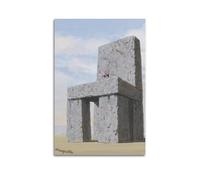 YMXSDIMDS The Legend of The Centuries by Rene Magritte Painting Poster Wall Art Picture Canvas Prints Bedroom Living Room Decor 08x12inch(20x30cm)