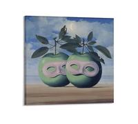 YMXSDIMDS The Priest Marie by Rene Magritte Painting Poster Canvas Wall Art Decorative Bedroom Modern Home Print Picture 24x24inch(60x60cm)