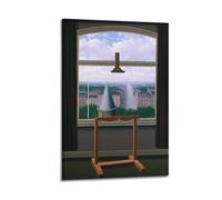 YMXSDIMDS The Promenades of Euclid by Rene Magritte Painting Poster Wall Art Scroll Canvas Picture Living Room Decor Home 24x36inch(60x90cm)