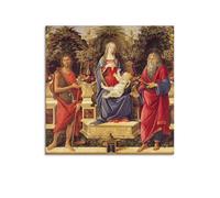 YMXSDIMDS The Triumph of Mordecai by Sandro Botticelli Painting Poster Room Aesthetic Print Art Wall Canvas Modern Bedroom Decor 24x24inch(60x60cm)