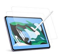 YMXuan 2-Pack Paper Screen Protector for iPad Air 5th/4th Gen (2022/2020, 10.9 Inch), Matte PET Film for iPad Pro 11 Inch (2022/2021/2020/2018), Write as Real Paper, High Sensitivity, Anti Glare