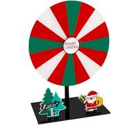 Ymxygz 16 Segment Acrylic Rotating Game Wheel for Building Games Stable Metal Base Rotating Prizes Wheel Christmas Parties Spinning Wheel for Raffles Carnivals
